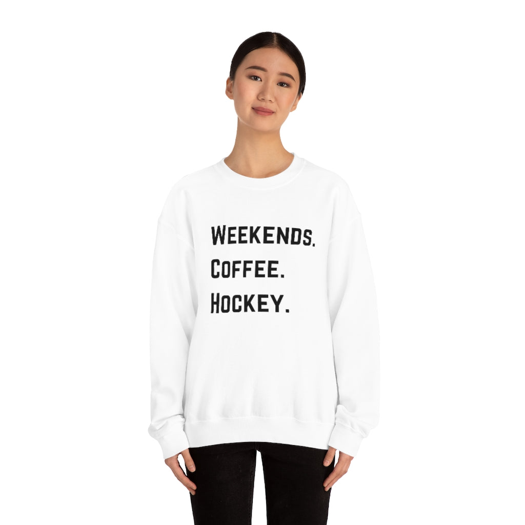 Weekends Coffee Hockey Mom Shirt, Hockey Sweatshirt, Vintage, Women's Hockey Sweatshirt, Sports, Beer, Tailgating, Wine,