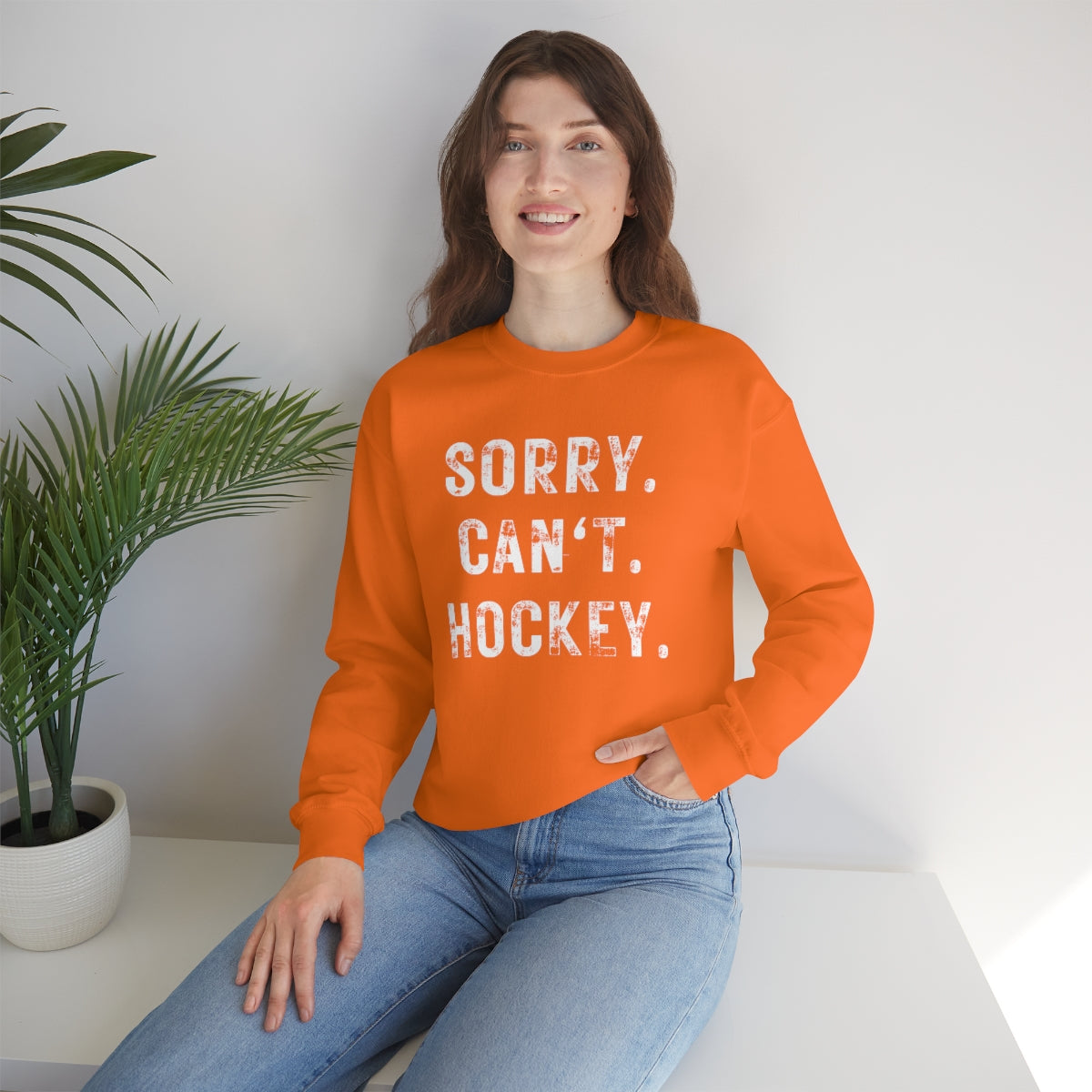 Hockey Season Funny Sweatshirt | Hockey Mom Shirt | Hockey Sweatshirt | Hockey Gifts | Sweaters for Women | Hockey Art