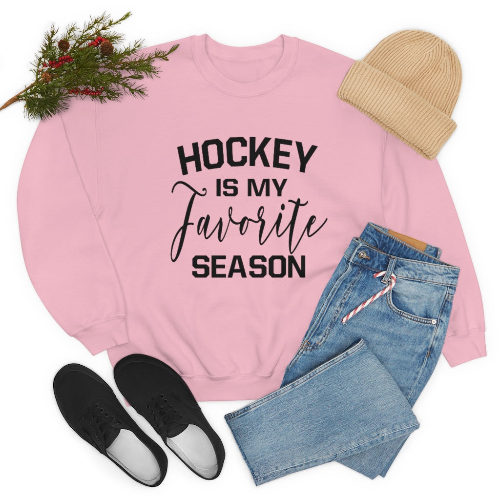 Hockey is my Favorite Season Sweatshirt, Hockey Sweatshirt, Vintage, Women's Hockey Sweatshirt, Sports, Beer, Tailgating, Wine, Sunday, NHL